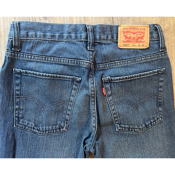 Girl’s Levi’s 510 Super Skinny Jeans Size 16 (28 waist x 28 length) - Picture 3 of 6